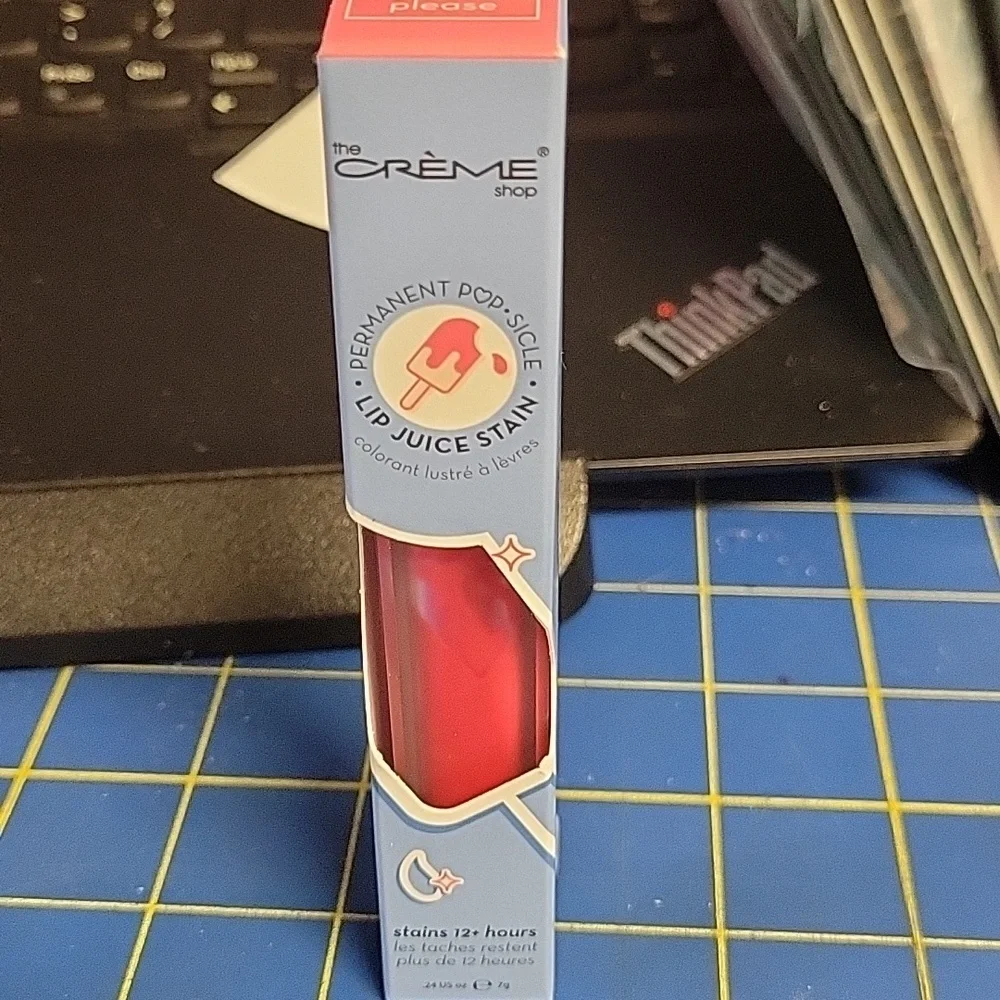 The Creme Shop Lip Juice Stain 7g New In Box - Peach Please